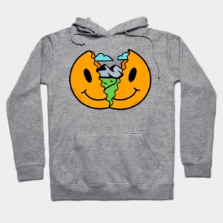 Mountain Emoji Smile Hoodie